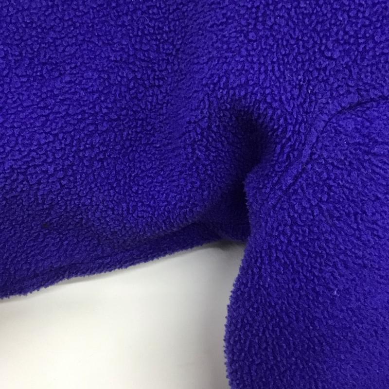 パタゴニア patagonia ジャケット、上着 ジャンパー、ブルゾン ジップアップフリースジャケット アウター 長袖ジャケット M ロゴ、文字 青 / ブルー /  メンズ USED 古着 中古 10143179