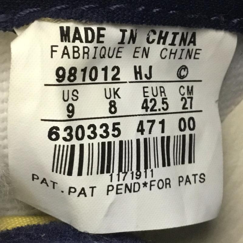 ナイキ NIKE スニーカー スニーカー 630335-471 27.0cm ロゴ、文字 黄 / イエロー /  メンズ USED 古着 中古 10110555