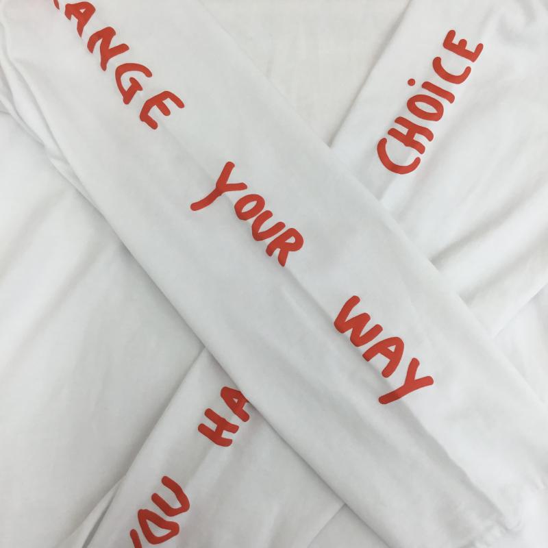 バンズボルト VANS VAULT カットソー 長袖 VANS VAULT Javier Calleja バビエル カジェハ XL ロゴ、文字 X プリント X キャラクター 白 / ホワイト /  メンズ USED 古着 中古 10112603