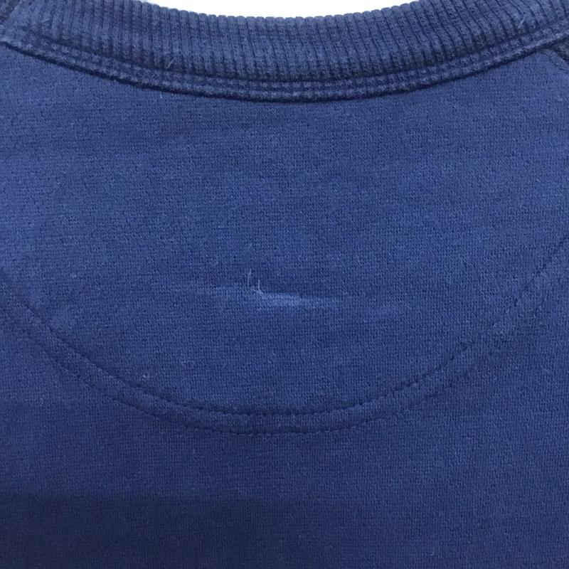 ハリウッドランチマーケット H.R MARKET トレーナー 長袖 長袖トレーナー スウェット クルーネック プルオーバー 1 無地 紺 / ネイビー /  メンズ USED 古着 中古 10141796