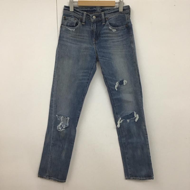 リーバイス Levi s パンツ デニム、ジーンズ デニムパンツ スリムパンツ カジュアルジーンズ ダメージ加工 28インチ レディース USED 古着 中古 10107141