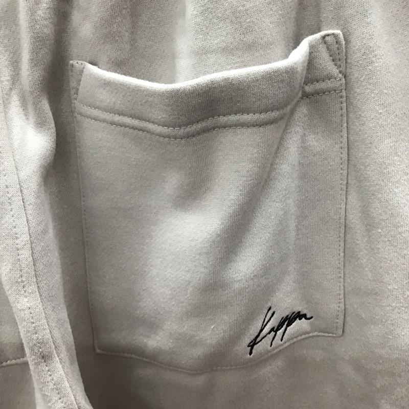 カッパ Kappa パンツ ワークパンツ、ペインターパンツ ジャージ パンツ ワイドパンツ カジュアルパンツ L ロゴ、文字 灰 / グレー /  メンズ USED 古着 中古 10116873