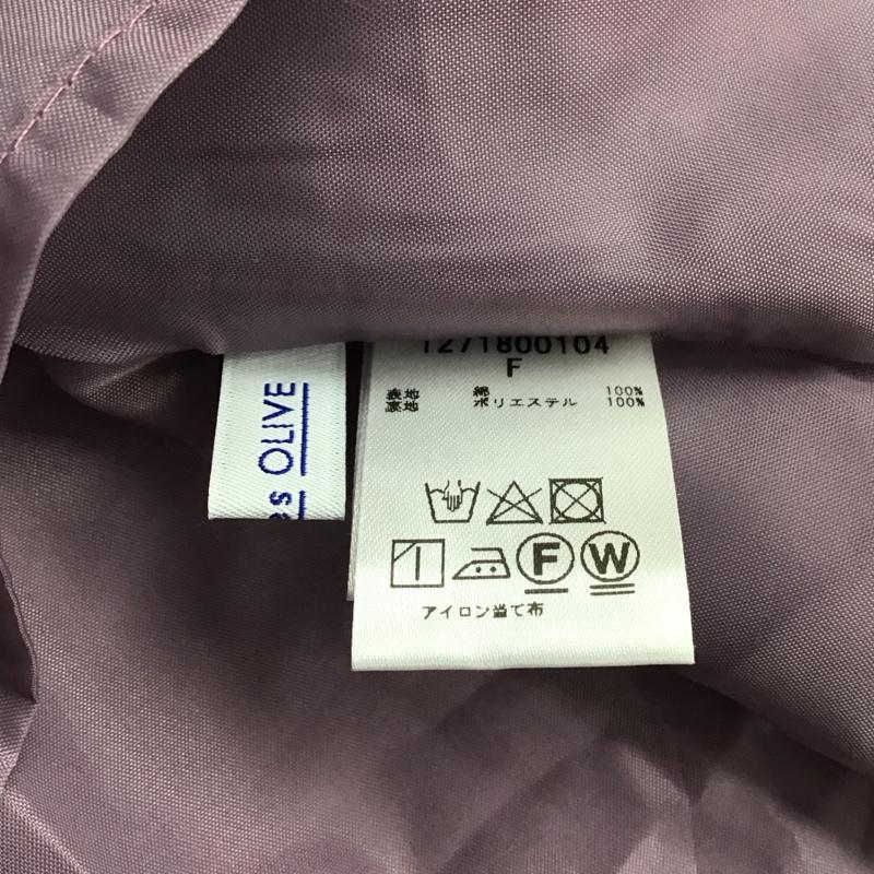 オリーブデオリーブ OLIVE des OLIVE ワンピース ロングスカート FREE 無地 紫 / パープル /  レディース USED 古着 中古 10123441