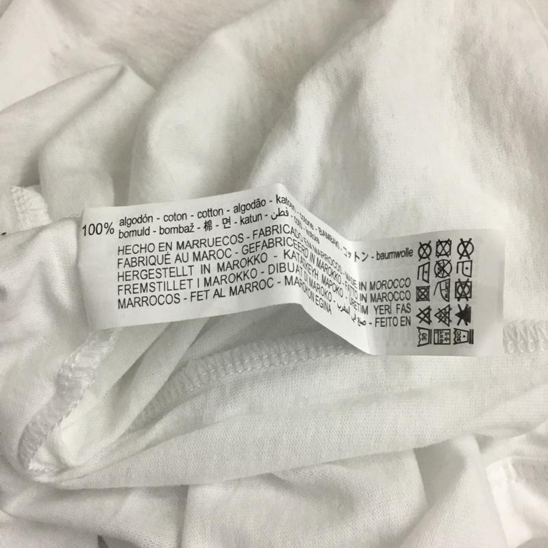 ザラ ZARA Tシャツ 半袖 5643 420 024 クルーネック 虹 タグ付き M ロゴ、文字 白 / ホワイト /  レディース USED 古着 中古 10144685