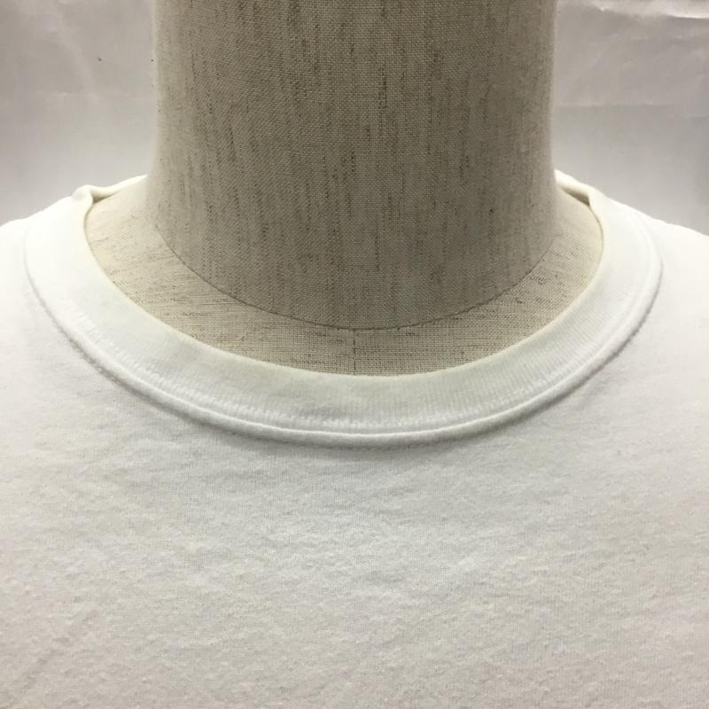 デンハム DENHAM Tシャツ 半袖 29211-3-51001 MOUNTAIN RESEARCH 半袖カットソー プリントTシャツ クルーネックカットソー M ロゴ、文字 白 / ホワイト /  メンズ USED 古着 中古 10115755