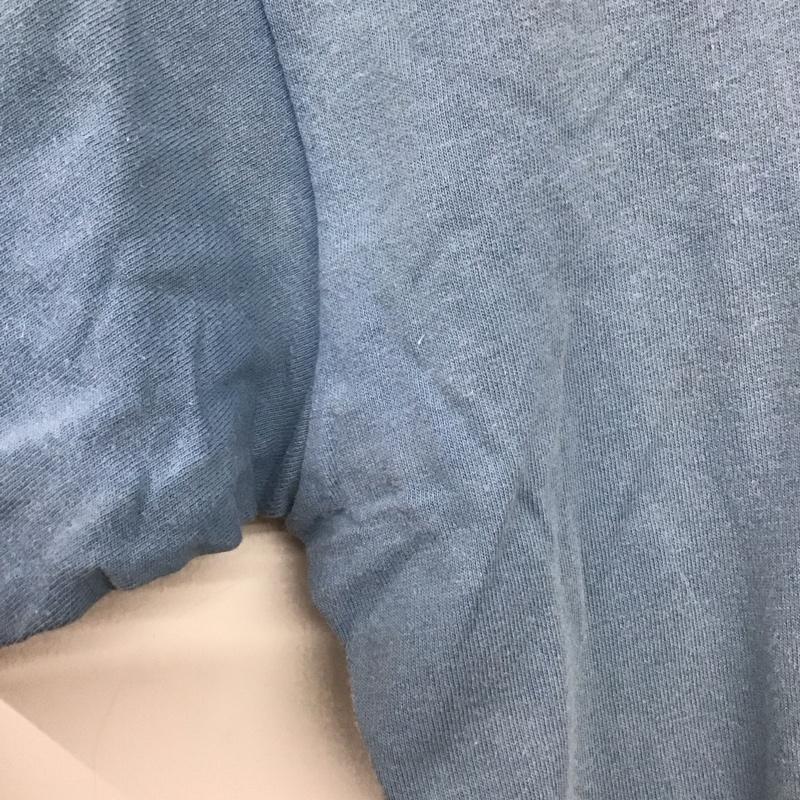ナイキ NIKE Tシャツ 半袖 半袖カットソー プリントTシャツ クルーネックカットソー L プリント 水色 / ライトブルー /  メンズ USED 古着 中古 10145243