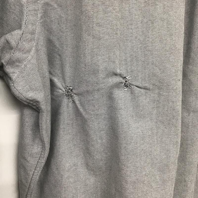 ポロバイラルフローレン Polo by RALPH LAUREN シャツ、ブラウス 長袖 長袖シャツ 無地シャツ カラーシャツ ボタンダウンシャツ XL ロゴ、文字 灰 / グレー /  メンズ USED 古着 中古 10141905