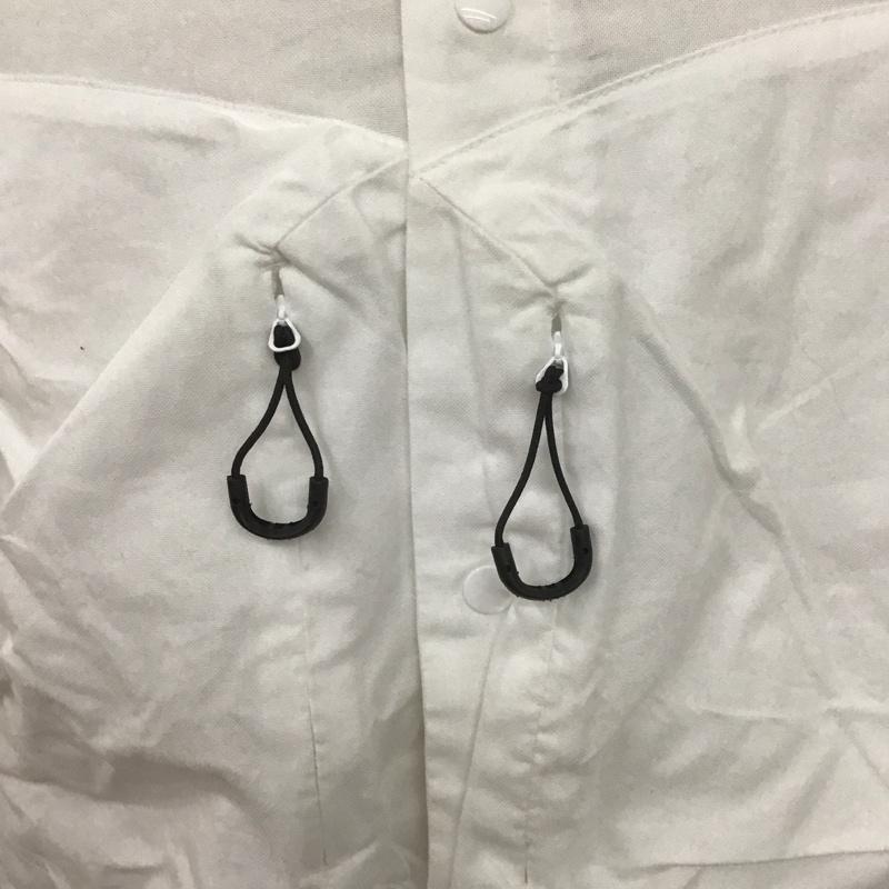 シーエムエフアウトドアガーメント CMF OUTDOOR GARMENT シャツ、ブラウス 長袖 CMF2302-S05C COLLERLESS SHIRTS ノーカラー L 無地 白 / ホワイト /  メンズ USED 古着 中古 10107054