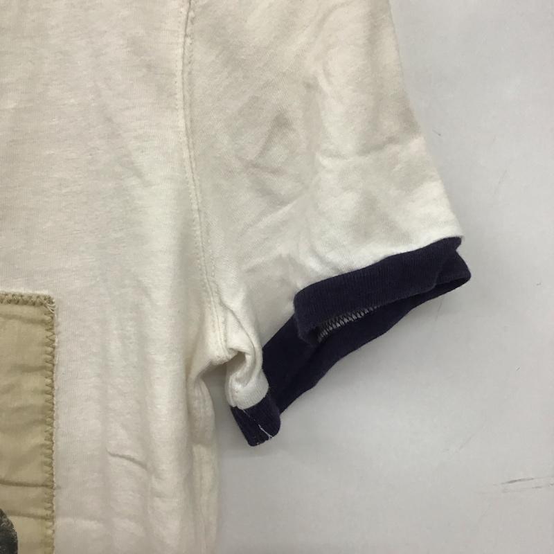 ポロバイラルフローレン Polo by RALPH LAUREN Tシャツ 半袖 半袖カットソー プリントTシャツ クルーネックカットソー XL ロゴ、文字 白 / ホワイト /  メンズ USED 古着 中古 10134942