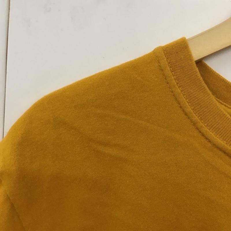 パタゴニア patagonia Tシャツ 半袖 半袖カットソー プリントTシャツ クルーネックカットソー S ロゴ、文字 黄 / イエロー /  メンズ USED 古着 中古 10130475