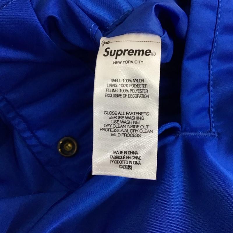 シュプリーム Supreme ジャケット、上着 ジャケット、ブレザー ss22 SECONDTONONEMA-1JACKET ジップアップジャケット アウター M ロゴ、文字 青 / ブルー /  メンズ USED 古着 中古 10115369