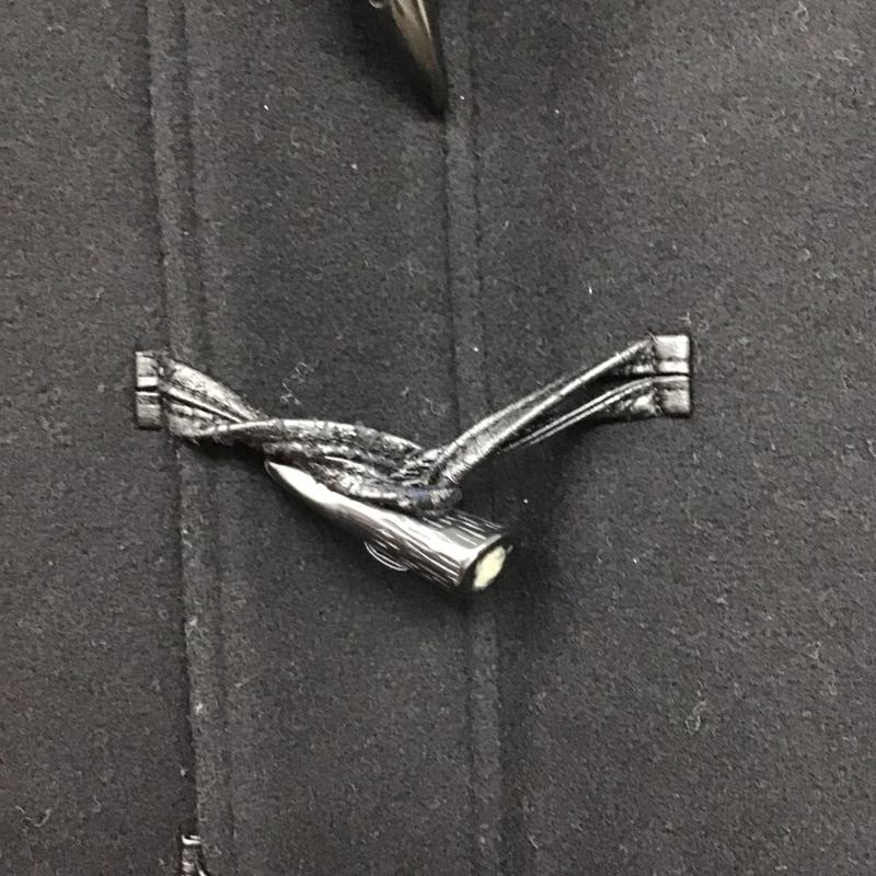 クラクト CLUCT コート コート一般 ダッフルコート ショートコート アウター ジップアップ L 無地 黒 / ブラック /  メンズ USED 古着 中古 10140744