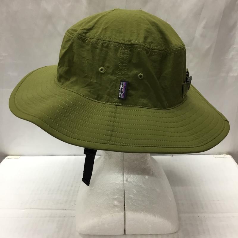 パタゴニア patagonia 帽子 ハット ロゴ、文字 カーキ / カーキ /  メンズ USED 古着 中古 10111993