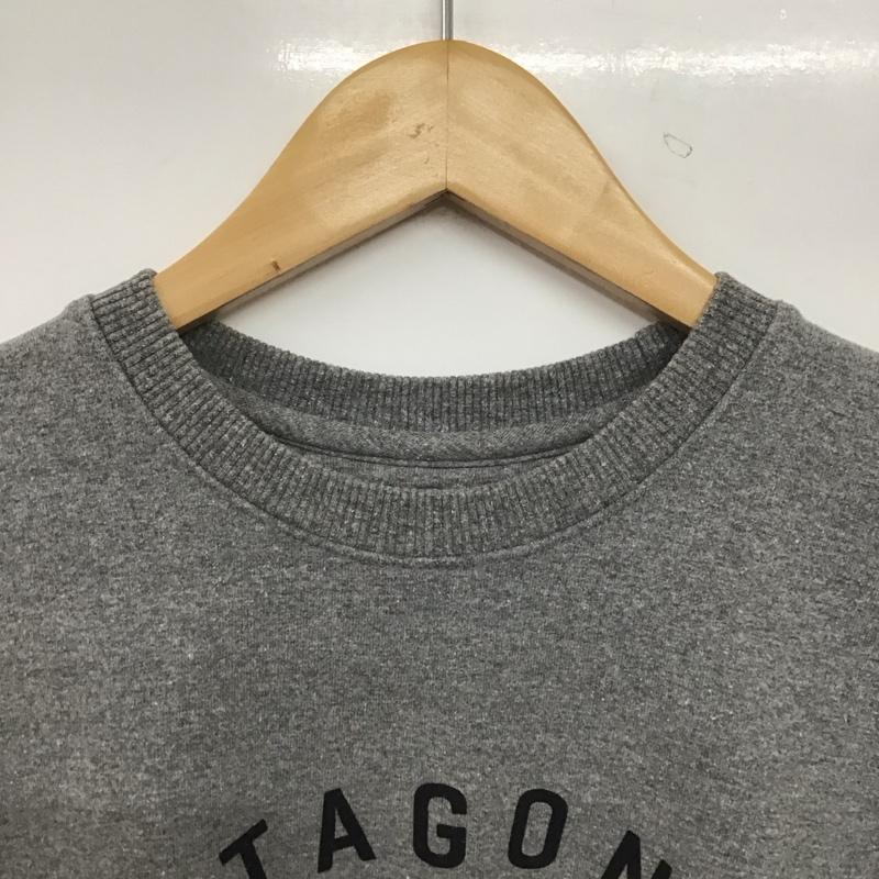 パタゴニア patagonia トレーナー 長袖 長袖トレーナー スウェット クルーネック プルオーバー S プリント 灰 / グレー /  メンズ USED 古着 中古 10145025