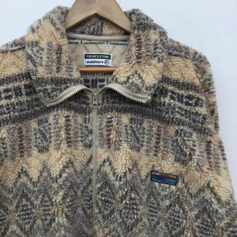 フリークスストア FREAK S STORE ジャケット、上着 ジャケット、ブレザー 1359248900073 FREE ノルディック柄 茶 / ブラウン / X ベージュ / ベージュ / X 灰 / グレー /  メンズ USED 古着 中古 10141603