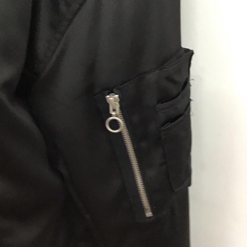 ザラメン ZARA MAN ジャケット、上着 ジャケット、ブレザー ジップアップジャケット ジャンパー ジャケット カジュアルジャケット アウター M 無地 黒 / ブラック /  メンズ USED 古着 中古 10124171