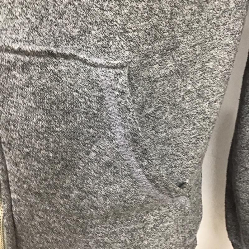 ジムマスター gym master パーカー 長袖 ジップアップパーカー 長袖パーカー フード付きパーカー M 無地 灰 / グレー /  メンズ USED 古着 中古 10118624