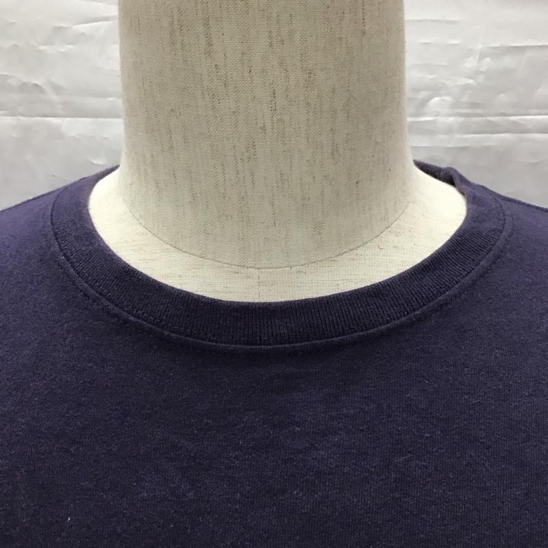 マジック ナンバー MAGIC NUMBER Tシャツ 半袖 半袖カットソー プリントTシャツ クルーネックカットソー L 無地 紺 / ネイビー /  メンズ USED 古着 中古 10116178