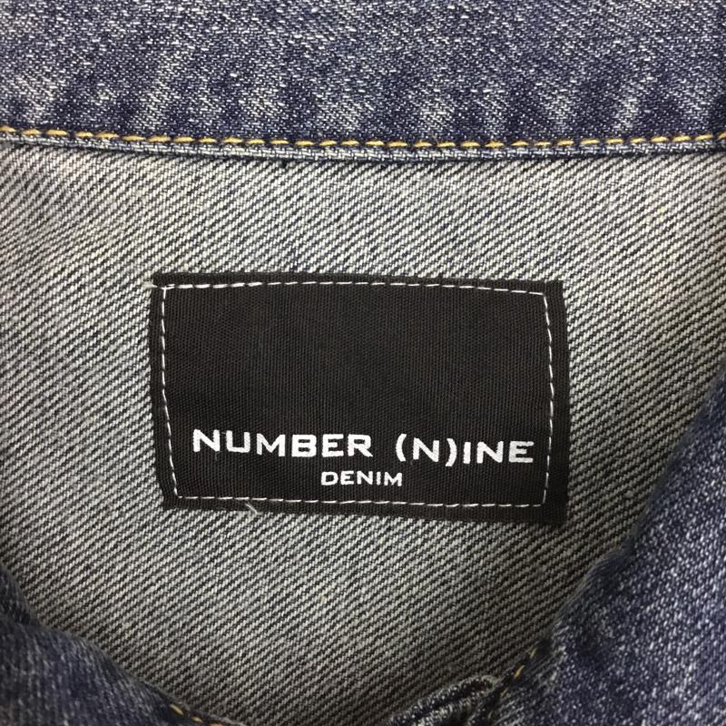 ナンバーナイン デニム NUMBER (N)INE DENIM ジャケット、上着 ジャケット、ブレザー デニムジャケット カラージャケット 長袖ジャケット ブルゾン Gジャン S 無地 インディゴ / インディゴ /  メンズ USED 古着 中古 10118656