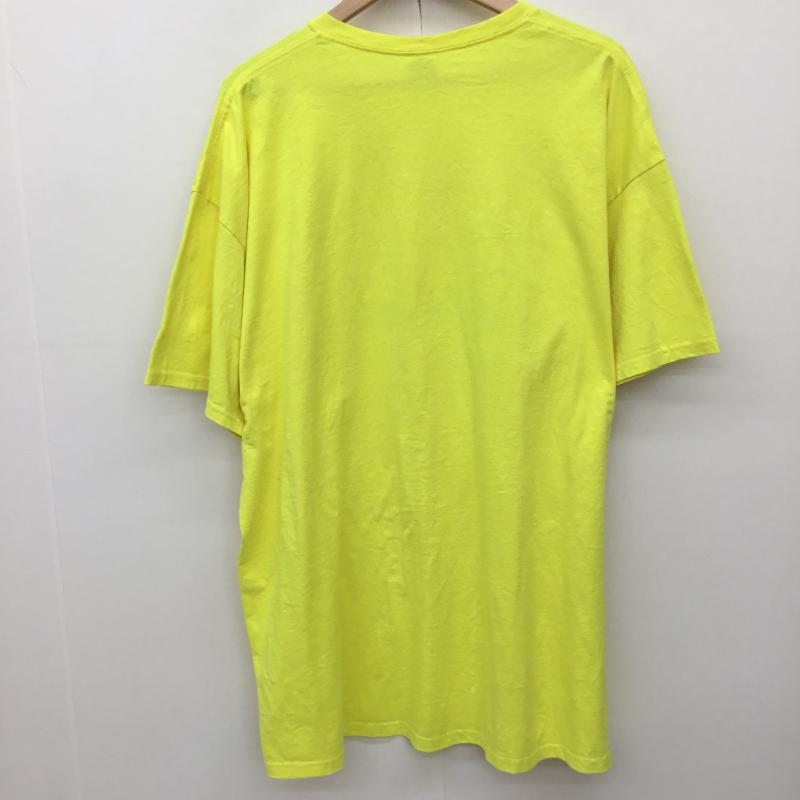 ユーズドクロージング used clothes Tシャツ 半袖 XXL プリント X ロゴ、文字 黄 / イエロー /  メンズ USED 古着 中古 10133848