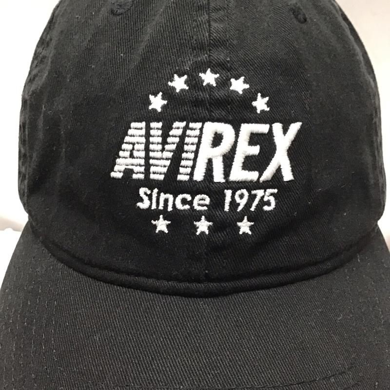 ニューエラ NEW ERA 帽子 キャップ AVIREX ロゴ、文字 黒 / ブラック /  メンズ USED 古着 中古 10115677