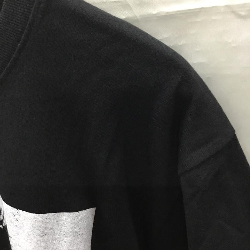 古着 USED Tシャツ 半袖 半袖カットソー プリントTシャツ クルーネックカットソー L プリント 黒 / ブラック /  メンズ USED 古着 中古 10108372