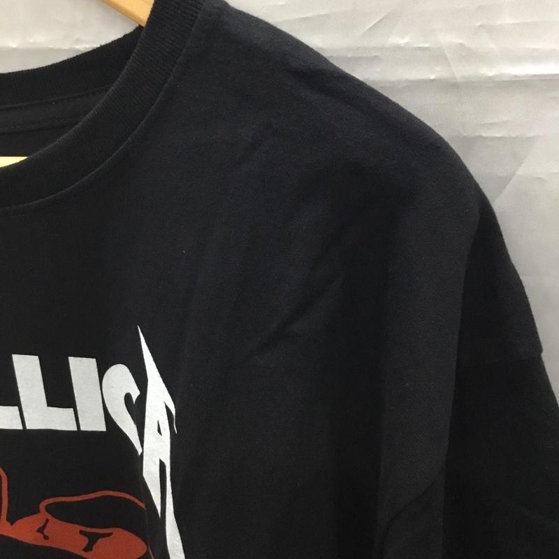 古着 USED Tシャツ 半袖 半袖カットソー プリントTシャツ クルーネックカットソー バンドTシャツ XL プリント 黒 / ブラック /  メンズ USED 古着 中古 10108364