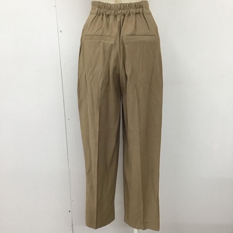 ムルーア MURUA パンツ サルエルパンツ 012120700801-01 フロントZIPタックパンツ タグ付き FREE 無地 ベージュ / ベージュ /  レディース USED 古着 中古 10106981
