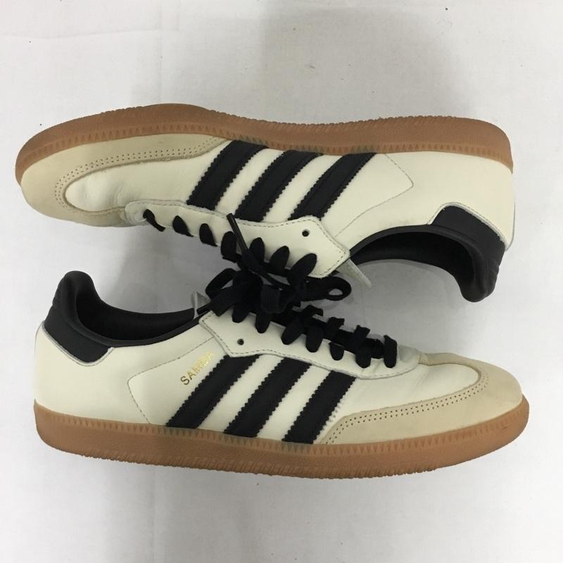 アディダス adidas スニーカー スニーカー ID0478 Samba OG 26.5cm 26.5cm ロゴ、文字 アイボリー / アイボリー / X 黒 / ブラック /  メンズ USED 古着 中古 10128973