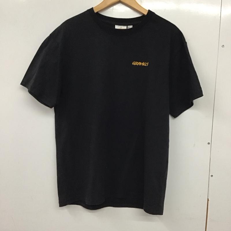 グラミチ GRAMICCI Tシャツ 半袖 g2su-t010 ドーンウォールTシャツ プリントTシャツ 半袖カットソー M ロゴ、文字 黒 / ブラック /  メンズ USED 古着 中古 10136563