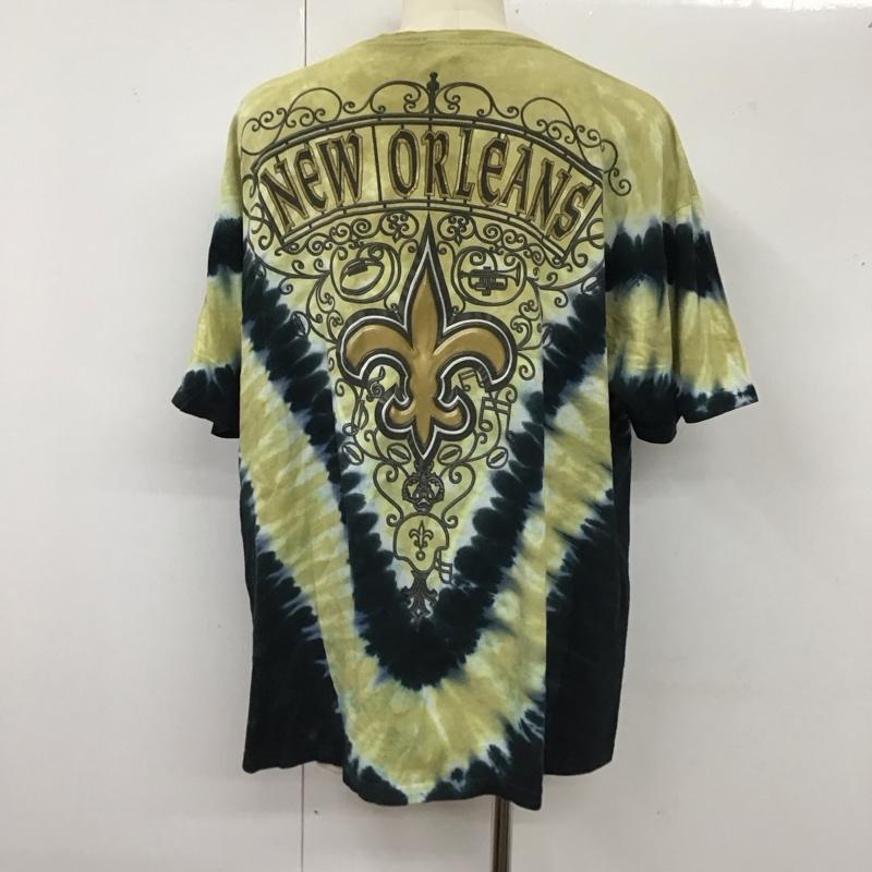 古着 USED Tシャツ 半袖 半袖カットソー プリントTシャツ クルーネックカットソー XL プリント マルチカラー / マルチカラー /  メンズ USED 古着 中古 10114668