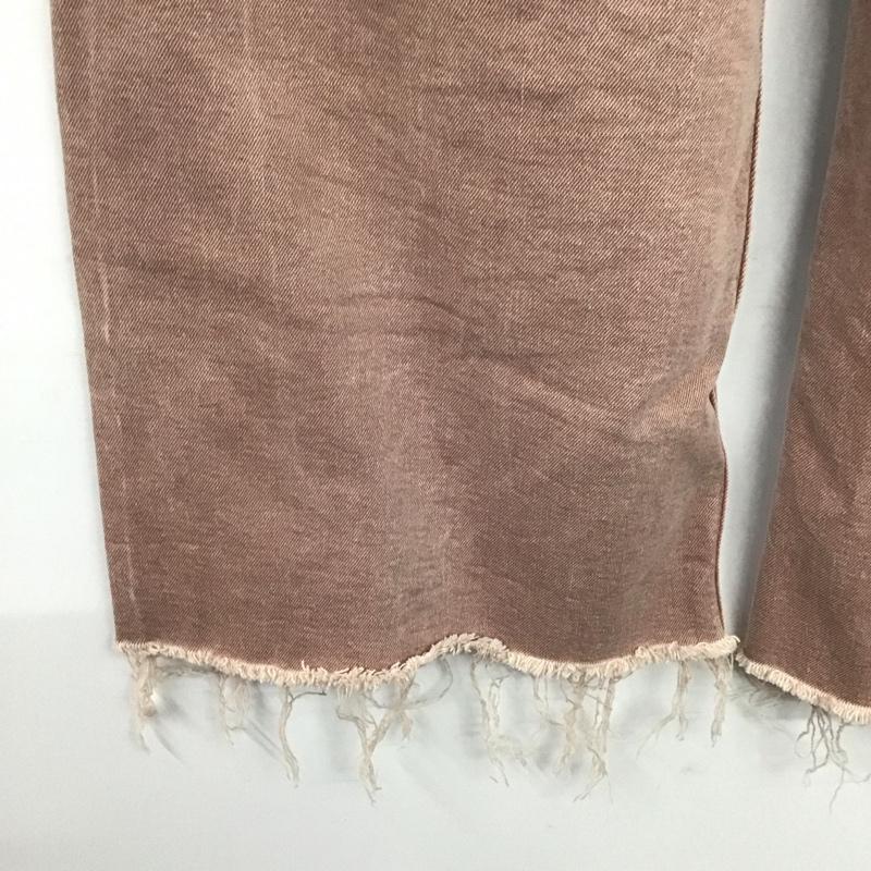 ザラ ZARA パンツ デニム、ジーンズ 38 無地 桃 / ピンク /  レディース USED 古着 中古 10132877