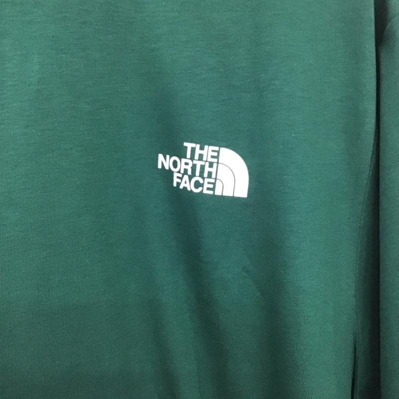 ザノースフェイス THE NORTH FACE Tシャツ 半袖 NF0A87NPA1B XL ロゴ、文字 X プリント 緑 / グリーン / X 紺 / ネイビー /  メンズ USED 古着 中古 10132523