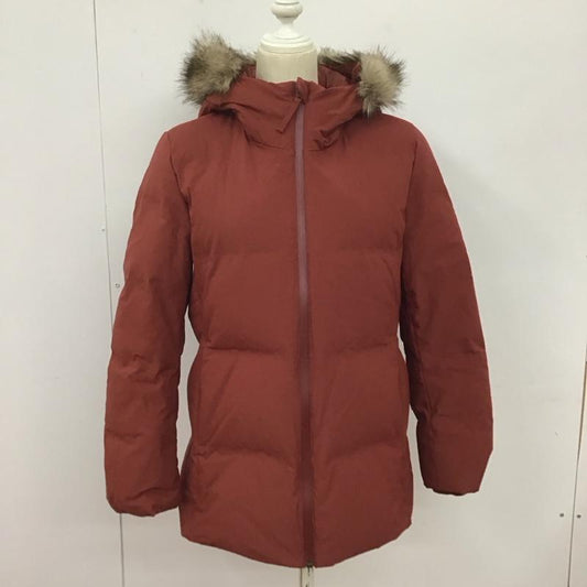 ユニクロ UNIQLO ジャケット、上着 ジャケット、ブレザー 211-401925 シームレスダウンジャケット ジップアップジャケット アウター L 無地 えんじ / ワインレッド /  レディース USED 古着 中古 10127585
