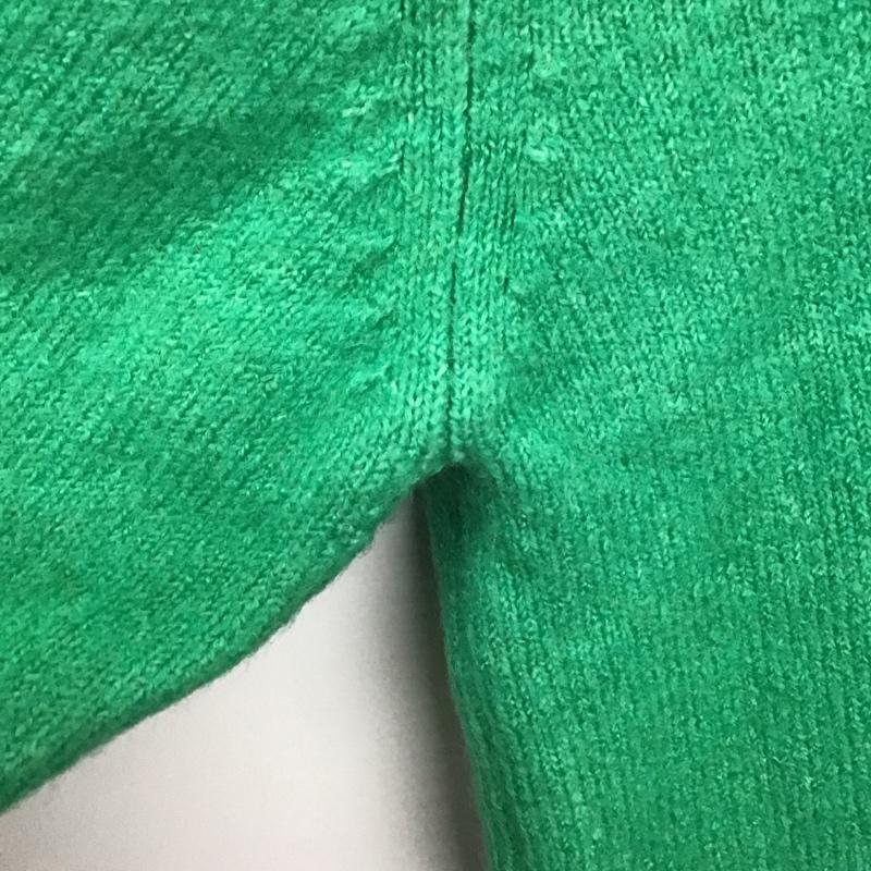 ジーナシス JEANASIS ニット、セーター 長袖 js063857mc 5Gカラーストレッチハイネックプルオーバー FREE 無地 緑 / グリーン /  レディース USED 古着 中古 10142739