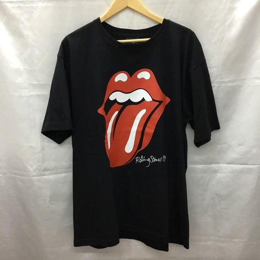 古着 USED Tシャツ 半袖 半袖カットソー プリントTシャツ クルーネックカットソー バンドTシャツ XL プリント 黒 / ブラック /  メンズ USED 古着 中古 10106931