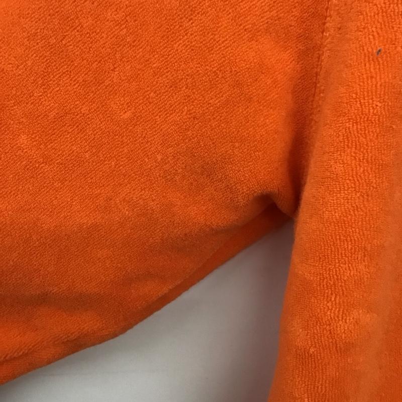 ステューシー STUSSY パーカー 長袖 ジップアップパーカー 長袖パーカー カジュアルジャケット M 無地 橙 / オレンジ /  メンズ USED 古着 中古 10145365