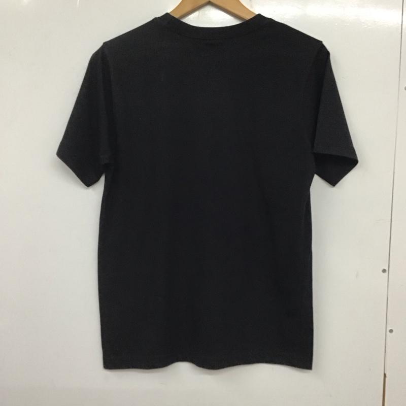 コロンビア Columbia Tシャツ 半袖 114 pm5856 半袖カットソー プリントTシャツ クルーネックカットソー M ロゴ、文字 黒 / ブラック /  メンズ USED 古着 中古 10140274