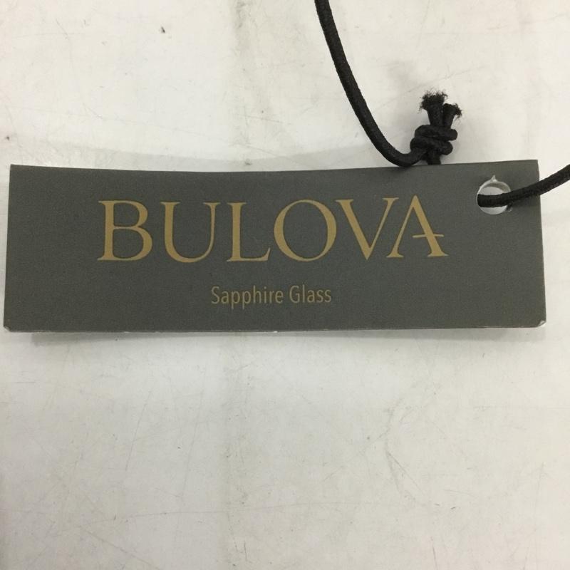 ブローバ BULOVA 腕時計 アナログ（クォーツ式） 98A207 CURV Progressive Sports 箱有 ロゴ、文字 黒 / ブラック /  メンズ USED 古着 中古 10133875