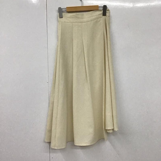 ロペピクニック ROPE  PICNIC スカート ロングスカート ロングスカート フレアスカート カジュアルスカート 38 無地 ベージュ / ベージュ /  レディース USED 古着 中古 10130925