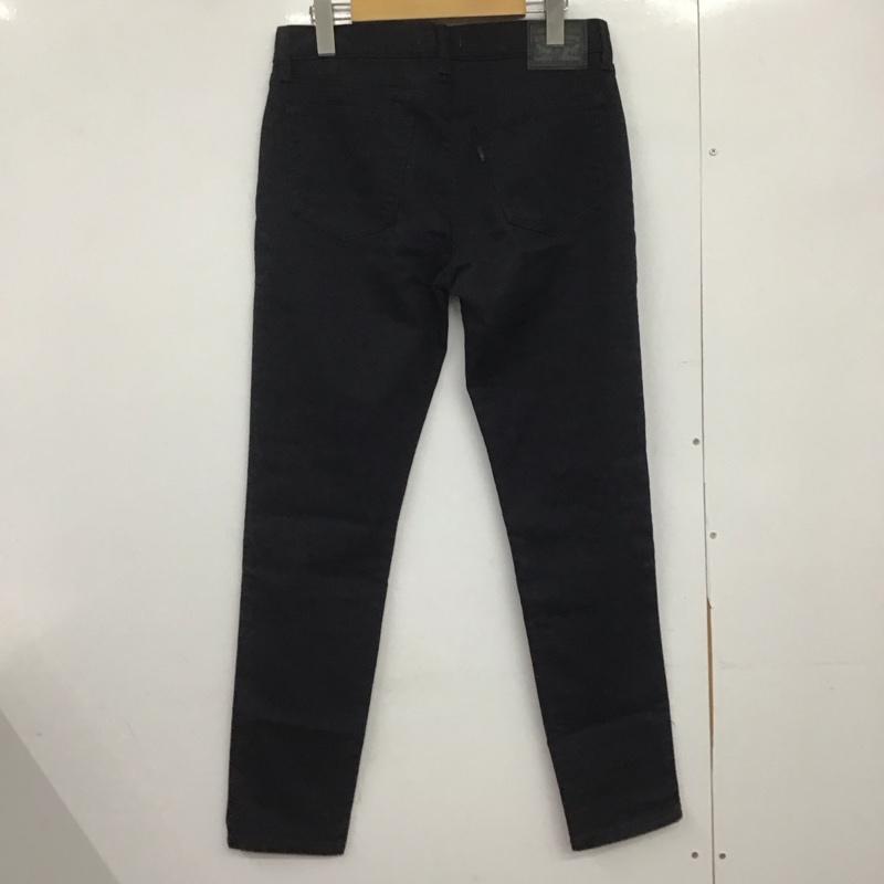 リーバイストラウスアンドコー Levi Strauss & co. パンツ デニム、ジーンズ デニムパンツ スリムパンツ カジュアルパンツ ストレッチパンツ 27インチ 無地 黒 / ブラック /  レディース USED 古着 中古 10146942