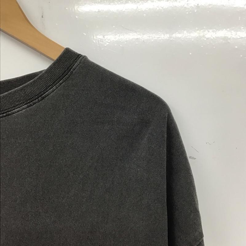 ワイルドシングス WILD THINGS Tシャツ 半袖 半袖カットソー プリントTシャツ クルーネックカットソー L ロゴ、文字 灰 / グレー /  メンズ USED 古着 中古 10133168