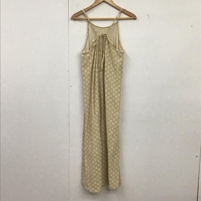 フリークスストア FREAK S STORE ワンピース ロングスカート キャミロングワンピース フレアスカート ロングスカート FREE 総柄 ベージュ / ベージュ /  レディース USED 古着 中古 10149625