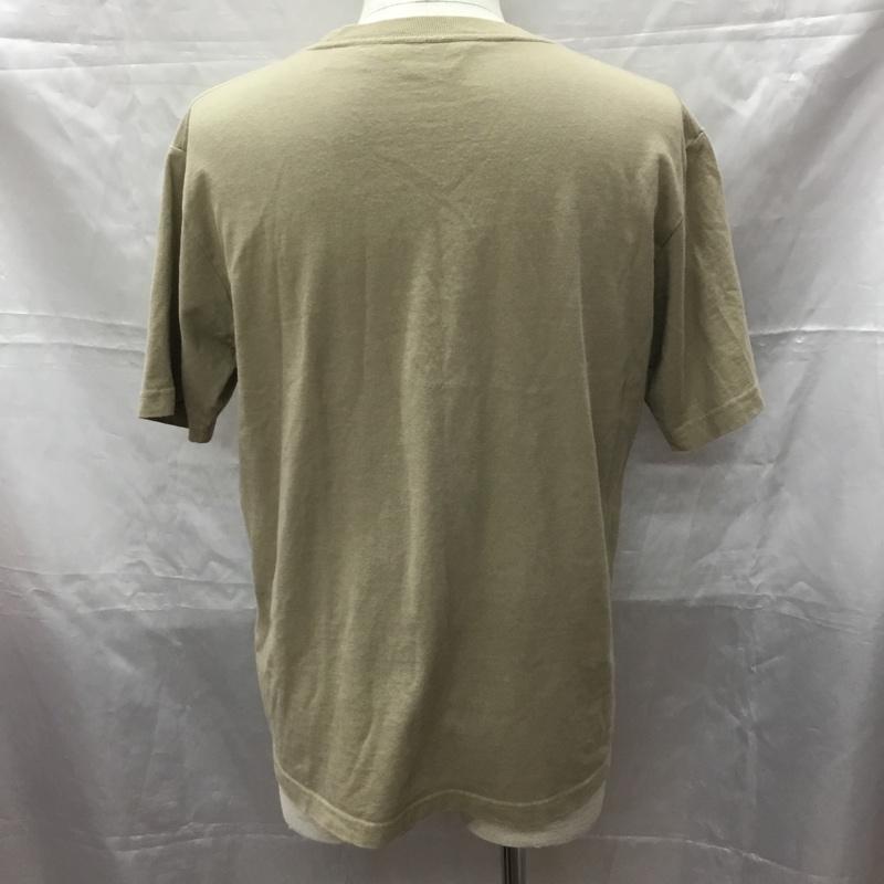 ベンデイビス BEN DAVIS Tシャツ 半袖 半袖カットソー プリントTシャツ クルーネックカットソー L ロゴ、文字 ベージュ / ベージュ /  メンズ USED 古着 中古 10113293