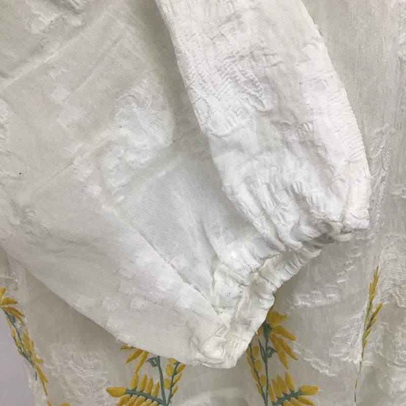 ザラ ZARA ワンピース ロングスカート 刺繍 ロング丈 XS 刺繍 白 / ホワイト /  レディース USED 古着 中古 10105777