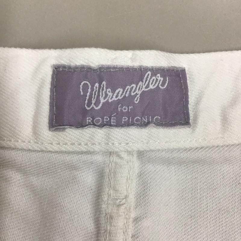 ラングラー Wrangler パンツ デニム、ジーンズ GDS-19000-A ROPE PICNIC WL0721 ルーミージーンズ タグ付き 40 無地 白 / ホワイト /  レディース USED 古着 中古 10116767