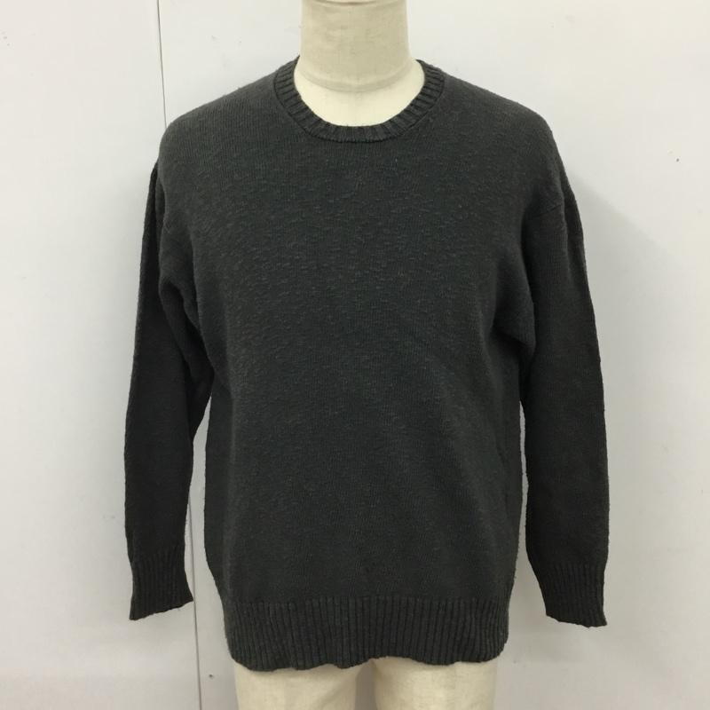 コムデギャルソンオム COMME des GARCONS HOMME ニット、セーター 長袖 長袖ニットカットソー ニット セーター クルーネックニット 1998年 無地 灰 / グレー /  メンズ USED 古着 中古 10120794