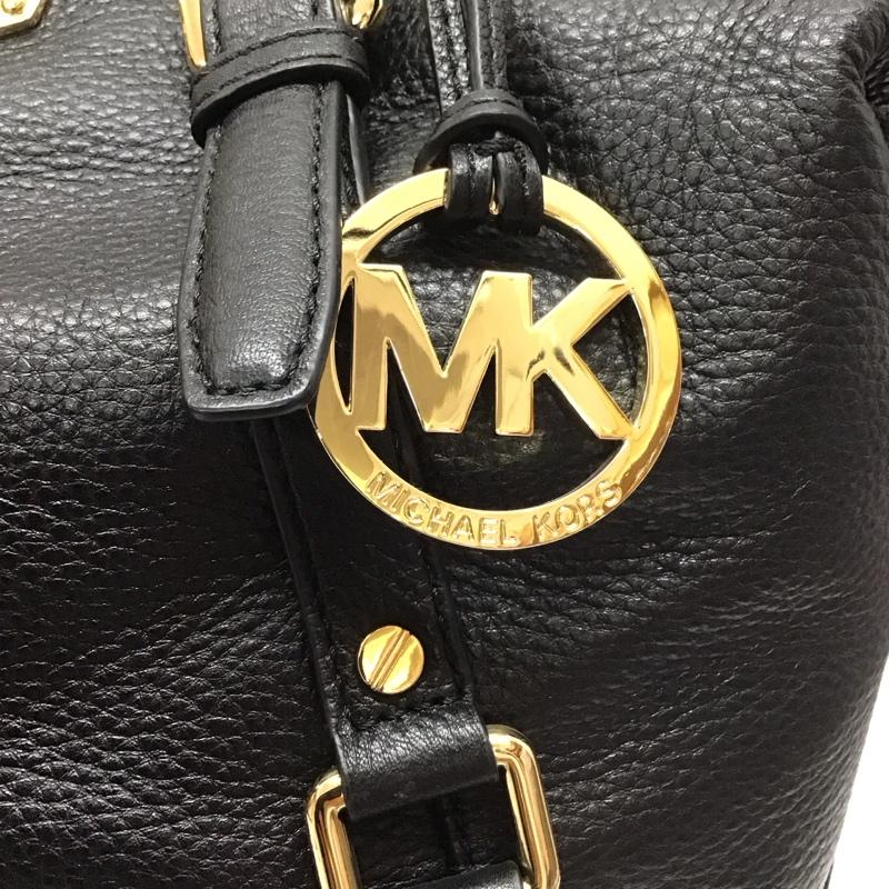 マイケルコース MICHAEL KORS トートバッグ トートバッグ 35H2GBFS2L 2WAY ショルダー ロゴ、文字 黒 / ブラック / X 金 / ゴールド /  レディース USED 古着 中古 10113045