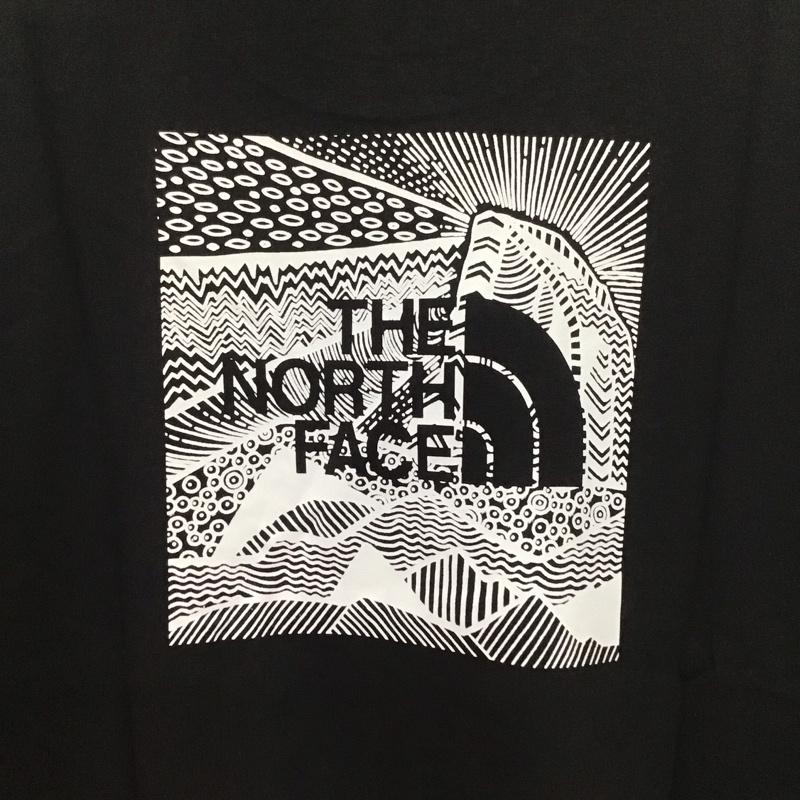 ザノースフェイス THE NORTH FACE Tシャツ 半袖 NF0A87NVJK3 Redbox Celebration Tee L ロゴ、文字 X プリント 黒 / ブラック /  メンズ USED 古着 中古 10132475