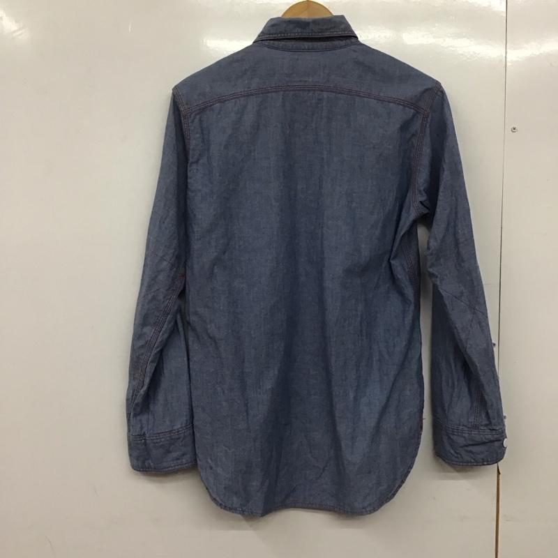 エンジニアードガーメンツ Engineered Garments シャツ、ブラウス 長袖 ワークシャツ シャンブレーシャツ XS 無地 青 / ブルー /  メンズ USED 古着 中古 10145224